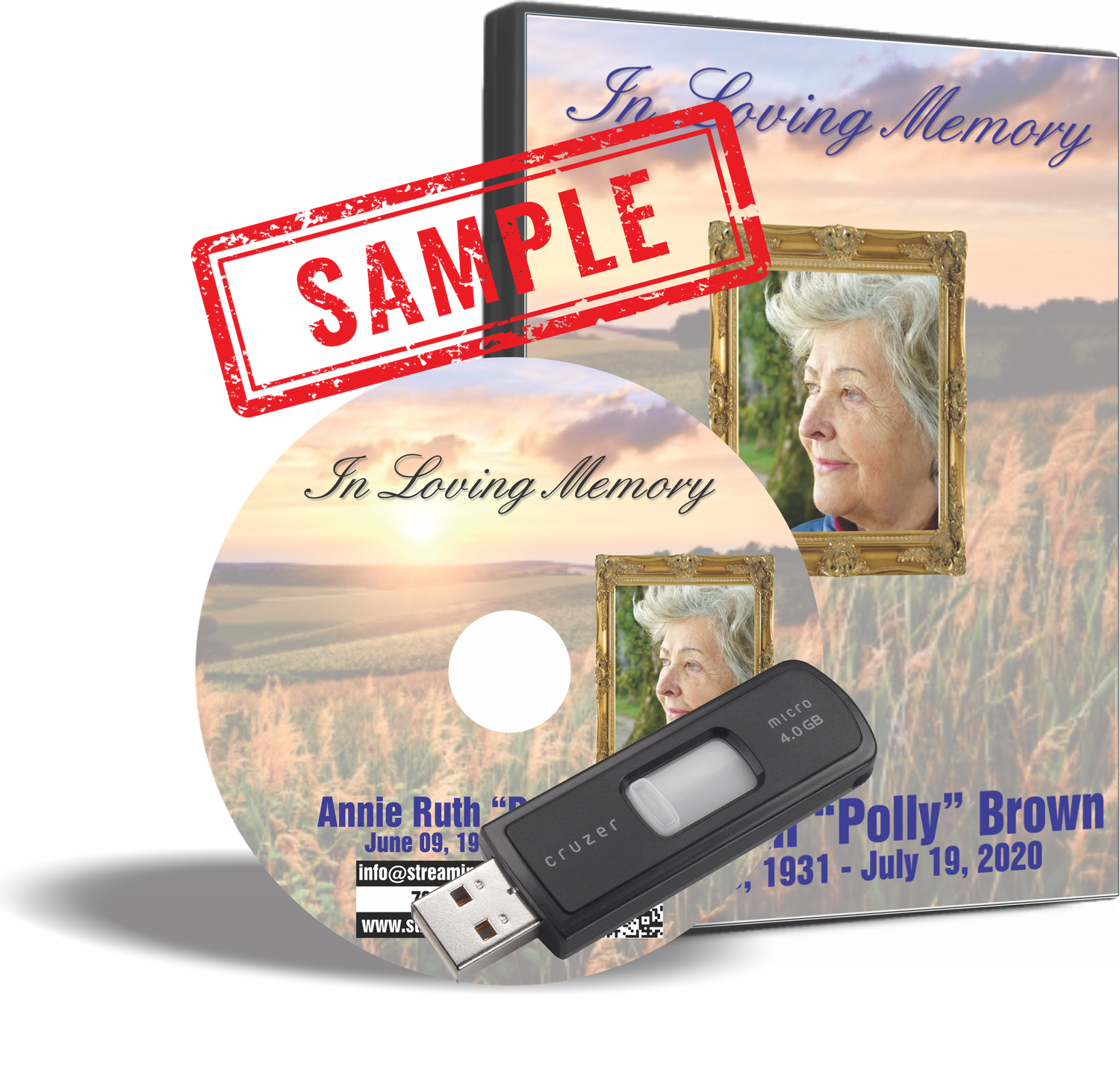 DVD of funeral service