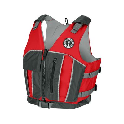 Reflex Foam Vest, Color: Red/Gray, Size: XS/S