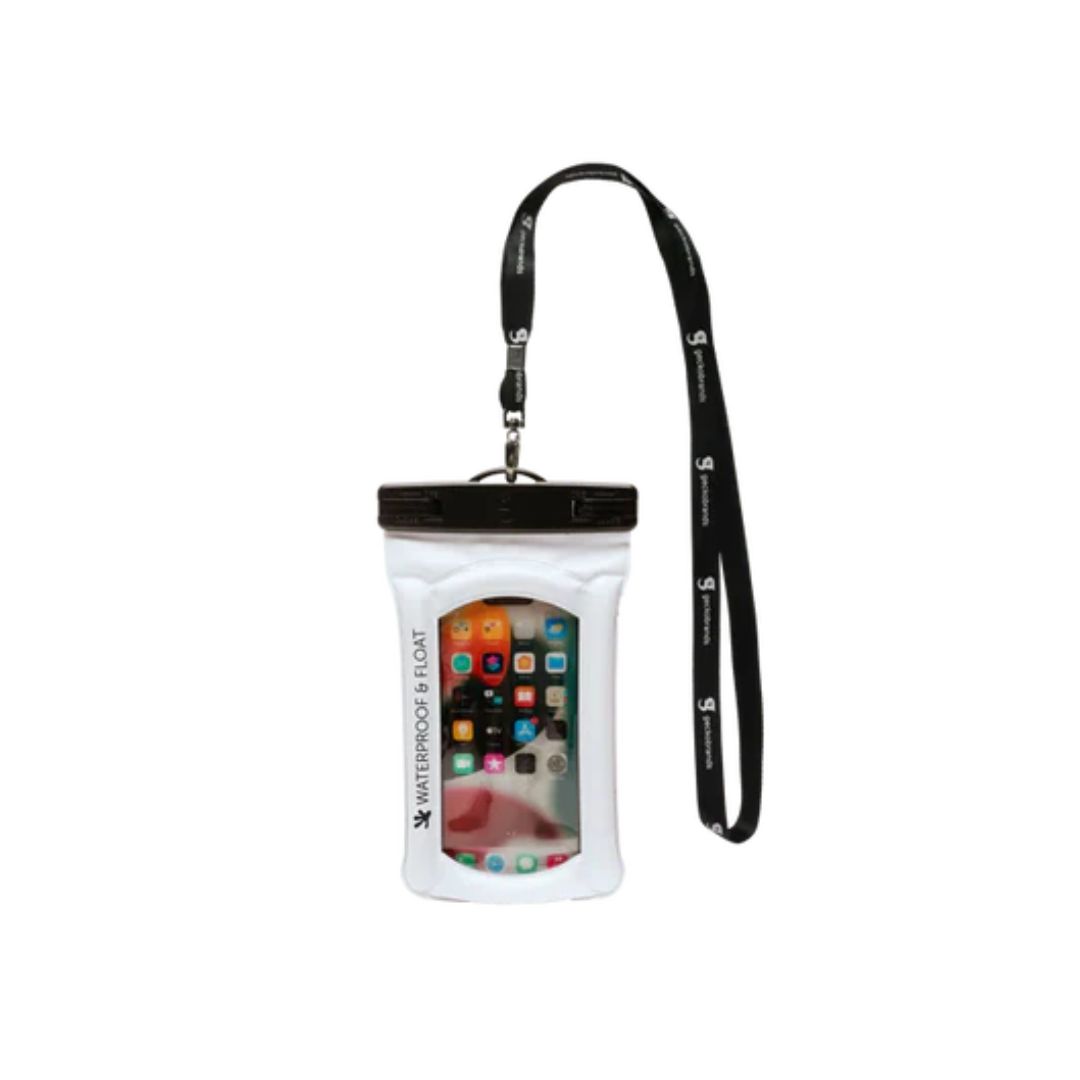 Waterproof &amp; Float Phone Dry Bag, Color: White
