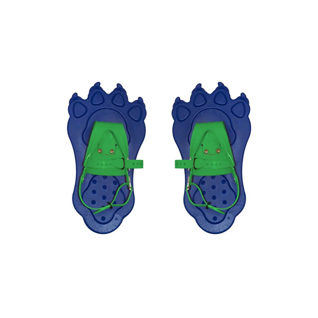 Snowpaw Youth Snowshoes, Color: Dark Blue/Green