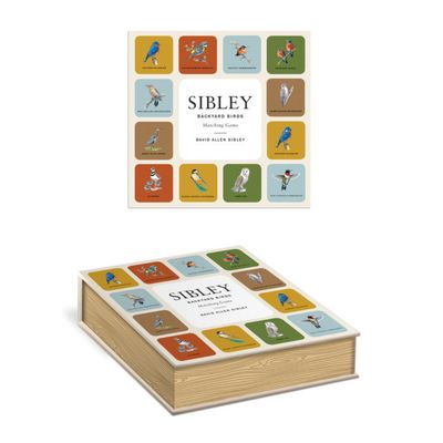 Sibley Backyard Birds Matching Game: A Memory Game with 20 Matching Pairs for Children