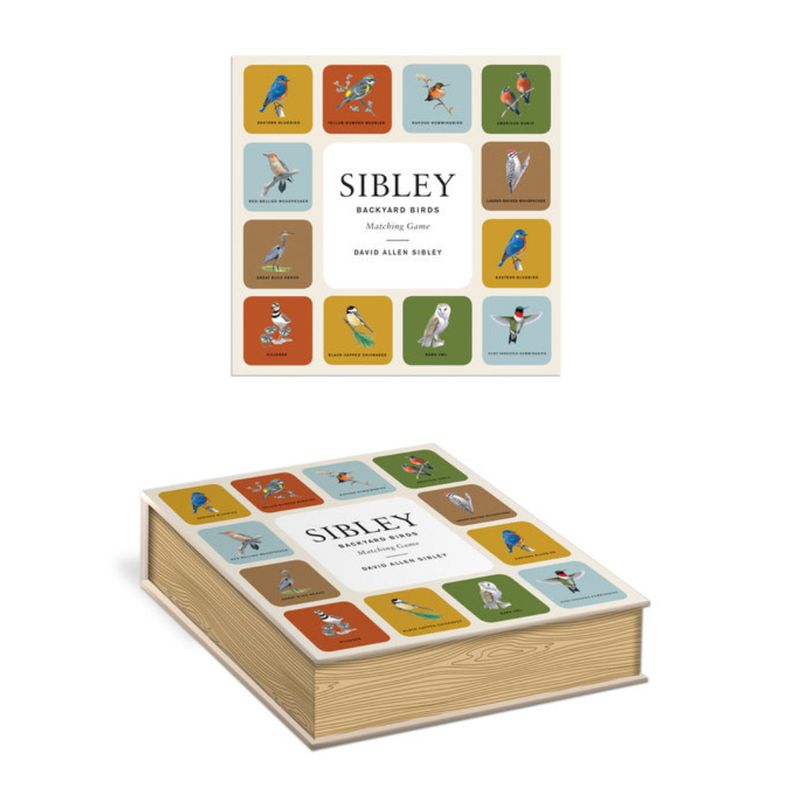 Sibley Backyard Birds Matching Game: A Memory Game with 20 Matching Pairs for Children