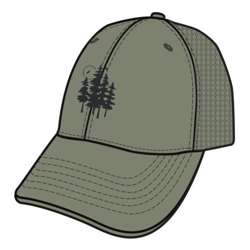 ADULT UNISEX CRAFTY FOREST TRUCKER