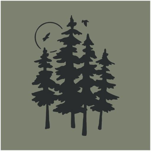 ADULT UNISEX CRAFTY FOREST TRUCKER