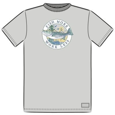 MEN&#39;S FINELINE FISH MORE WORK LESS SHORT
