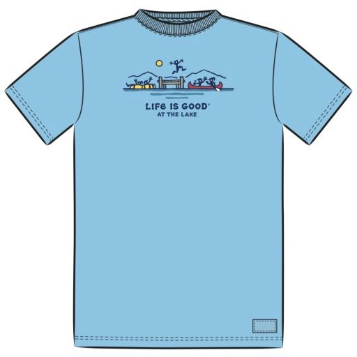 MEN&#39;S FUN AT THE LAKE SHORT SLEEVE CRUSH, Size: M