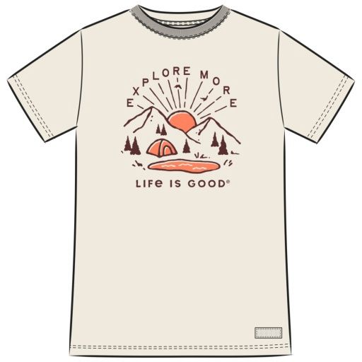 WOMEN'S EXPLORE MORE SUNSET SHORT SLEEVE