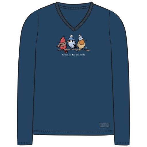 WOMEN'S SHADY WINTER IS FOR THE BIRDS LO