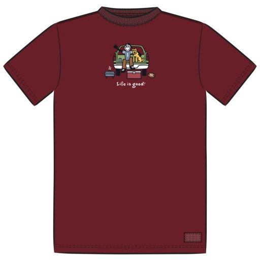 MEN'S TAILGATE FOOTBALL SHORT SLEEVE CRU, Size: M