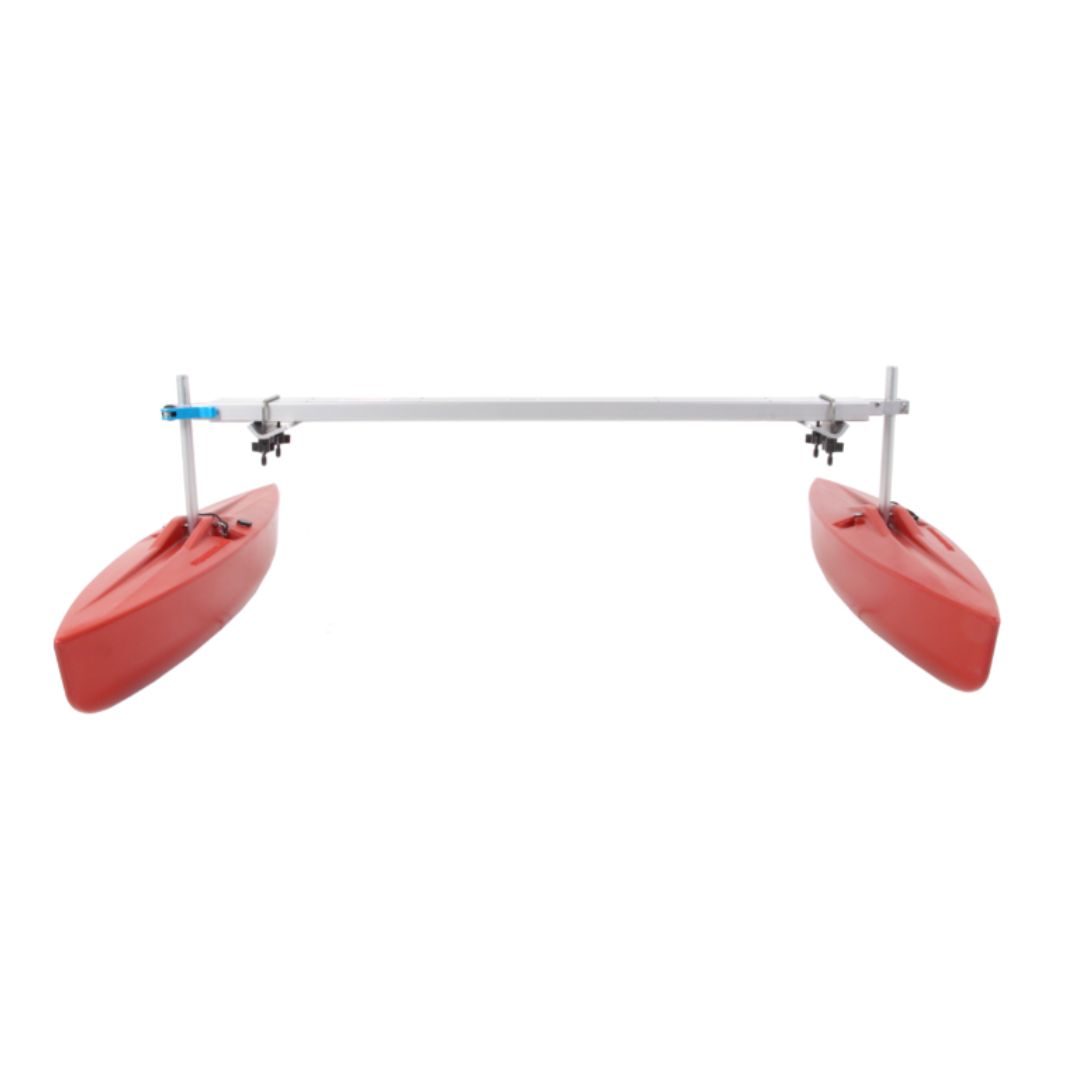 HD Canoe Stabilizer Floats Complete Package, Color: Red, Size: 30