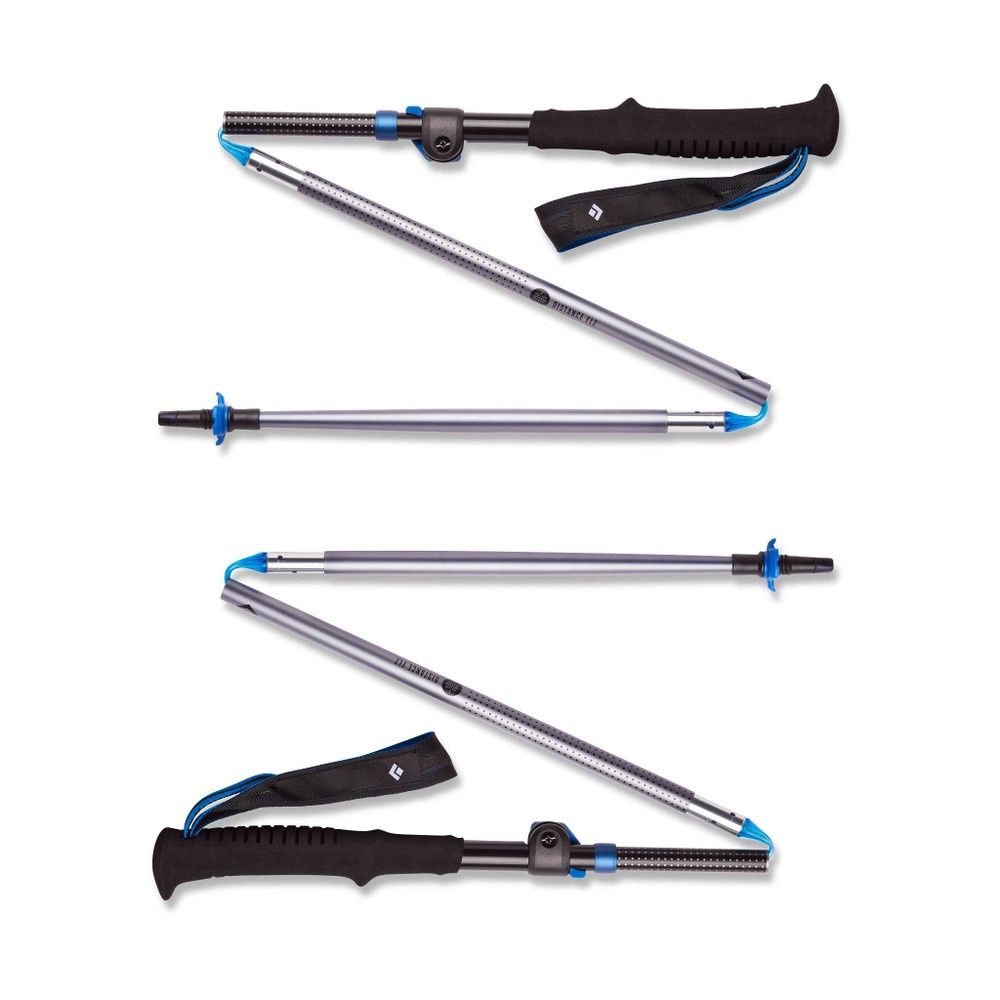 Distance FLZ Trekking Poles, Color: Pewter, Size: 95-110 cm