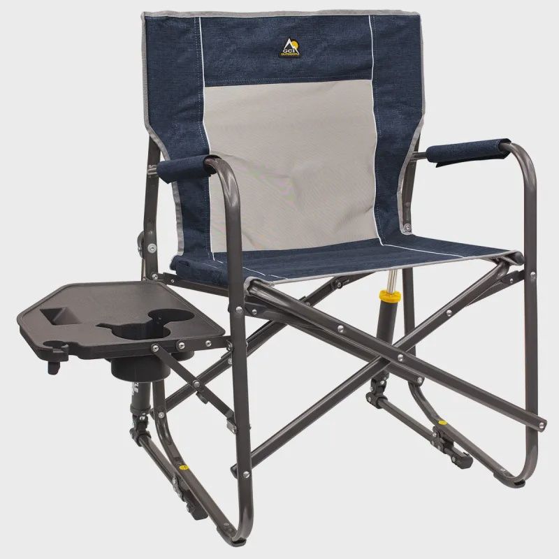Freestyle Rocker with Side Table, Color: Heathered Indigo