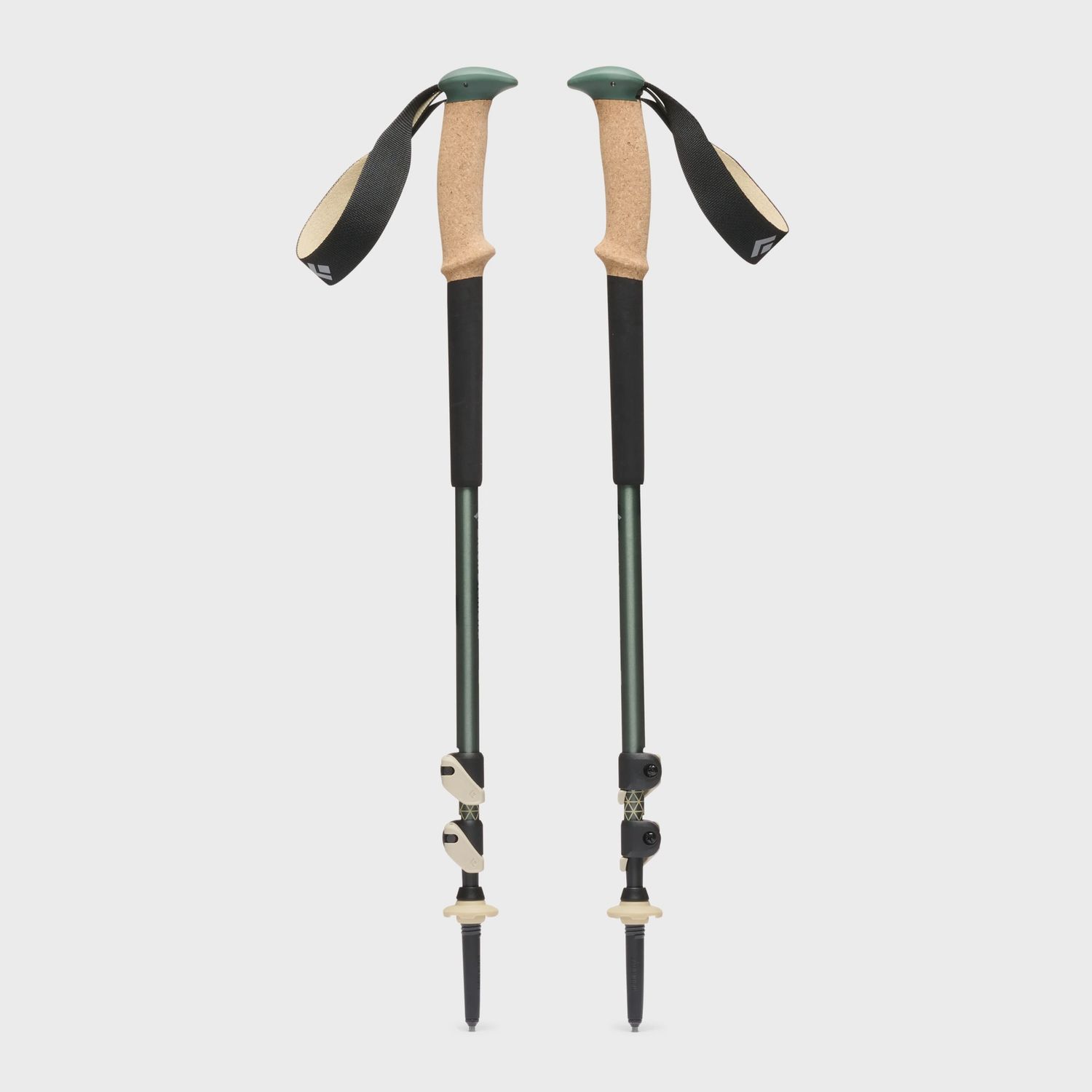 Trail Cork Trekking Poles, Color: Laurel Green