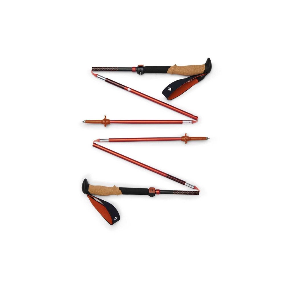 Pursuit FLZ Trekking Poles, Color: Black-Octane, Size: S/M