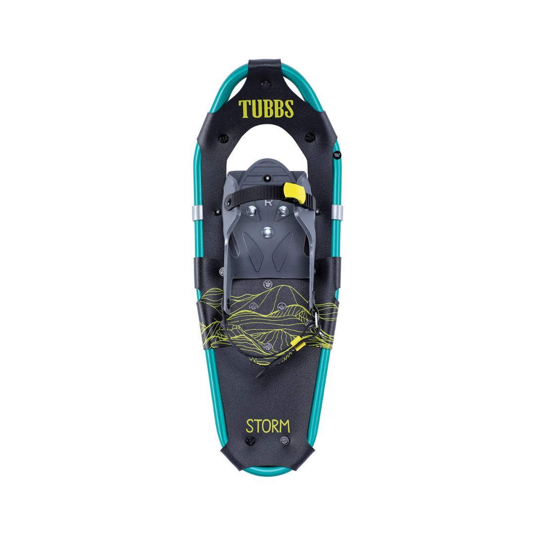 Storm Youth Snowshoes, Color: Teal, Size: 19"