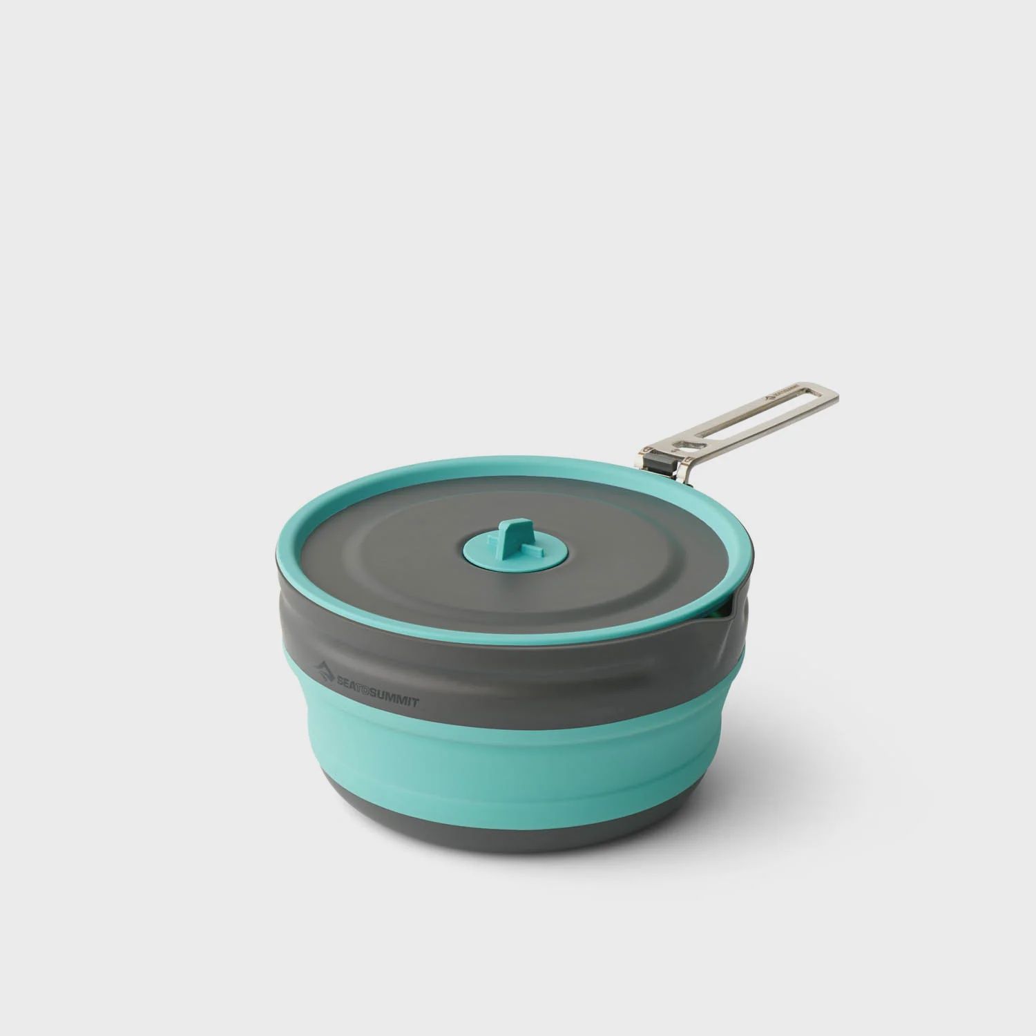 Frontier Ultra Light Collapsible Pouring Pot, Color: Aqua Sea Blue, Size: 2.2 L