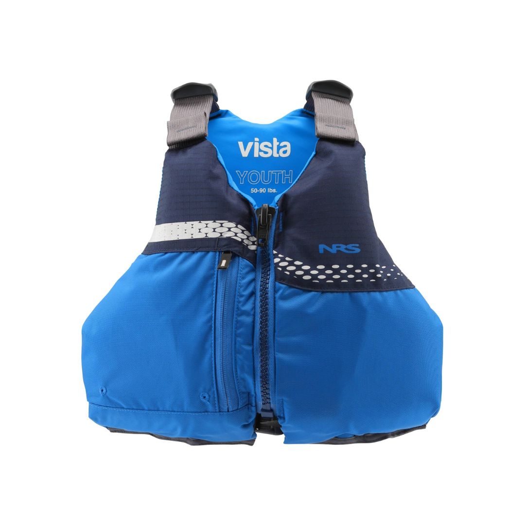 NRS Vista Youth PFD, Color: Blue, Size: Youth