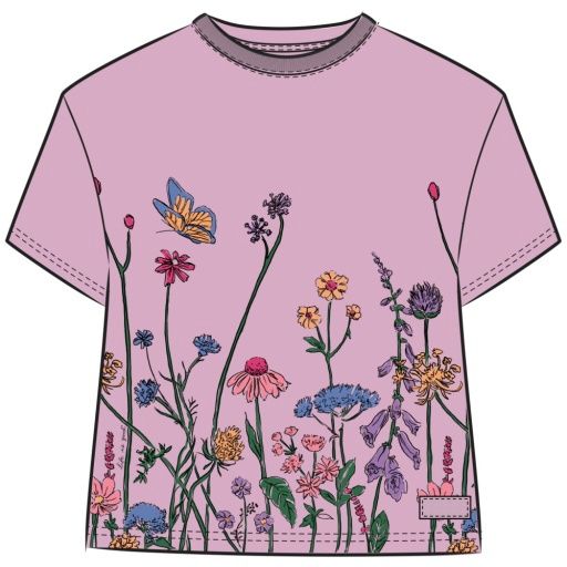 WOMEN'S WILDFLOWER GARDEN SHORT SLEEVE C, Size: S