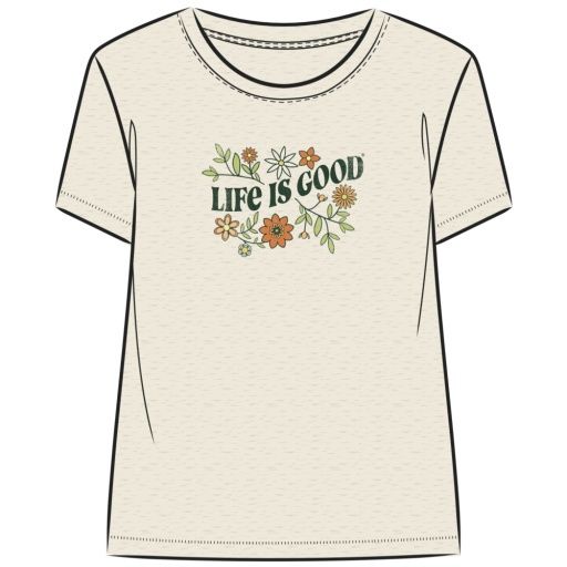 WOMEN'S CLEAN GARDEN SLUB EASY FIT TEE, Size: S