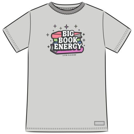 WOMEN'S BIG BOOK ENERGY SHORT SLEEVE CRU, Size: S