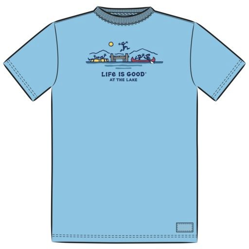 MEN'S FUN AT THE LAKE SHORT SLEEVE CRUSH, Size: M