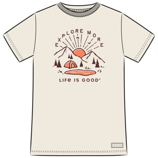 WOMEN'S EXPLORE MORE SUNSET SHORT SLEEVE, Size: S