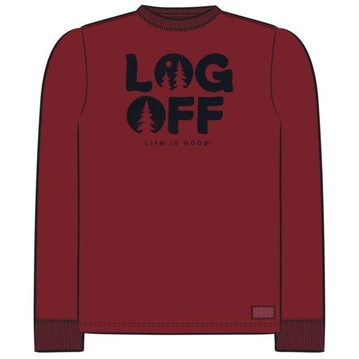 MEN'S CLEAN LOG OFF LONG SLEEVE CRUSHER, Size: M