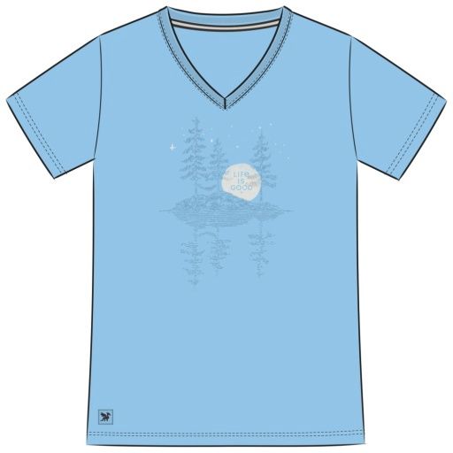 WOMEN'S HAMMOCK ISLAND SKETCH SHORT SLEE, Colour: Cool Blue, Season: 261 Spring26 D1, Size: S