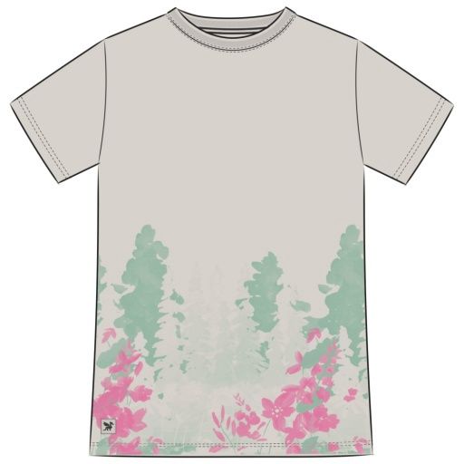 WOMEN'S WILDERNESS SHORT SLEEVE CRUSHER, Colour: Birch White, Season: 262 Spring26 D2, Size: S