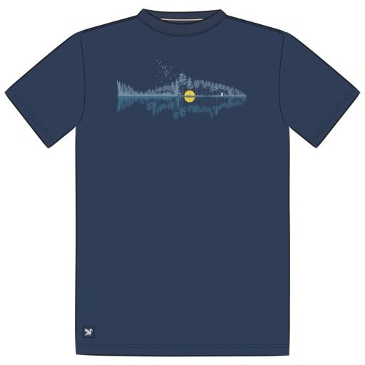 MEN'S FISHSCAPE SHORT SLEEVE CRUSHER-LIT, Colour: Darkest Blue, Season: 262 Spring26 D2, Size: M