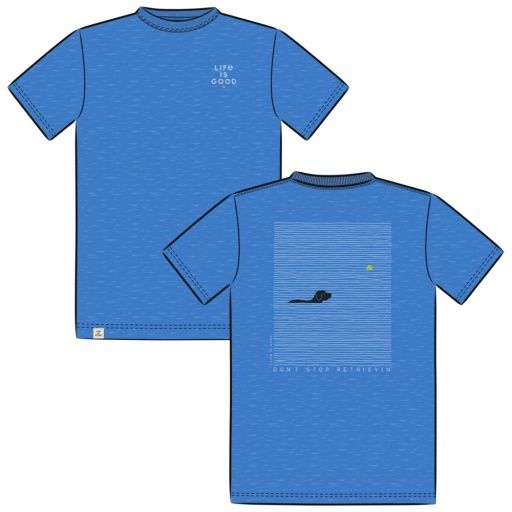 MEN'S BLACK LAB RETRIEVIN' SHORT SLEEVE, Colour: Athletic Blue, Season: 265 Summer26 D5, Size: M