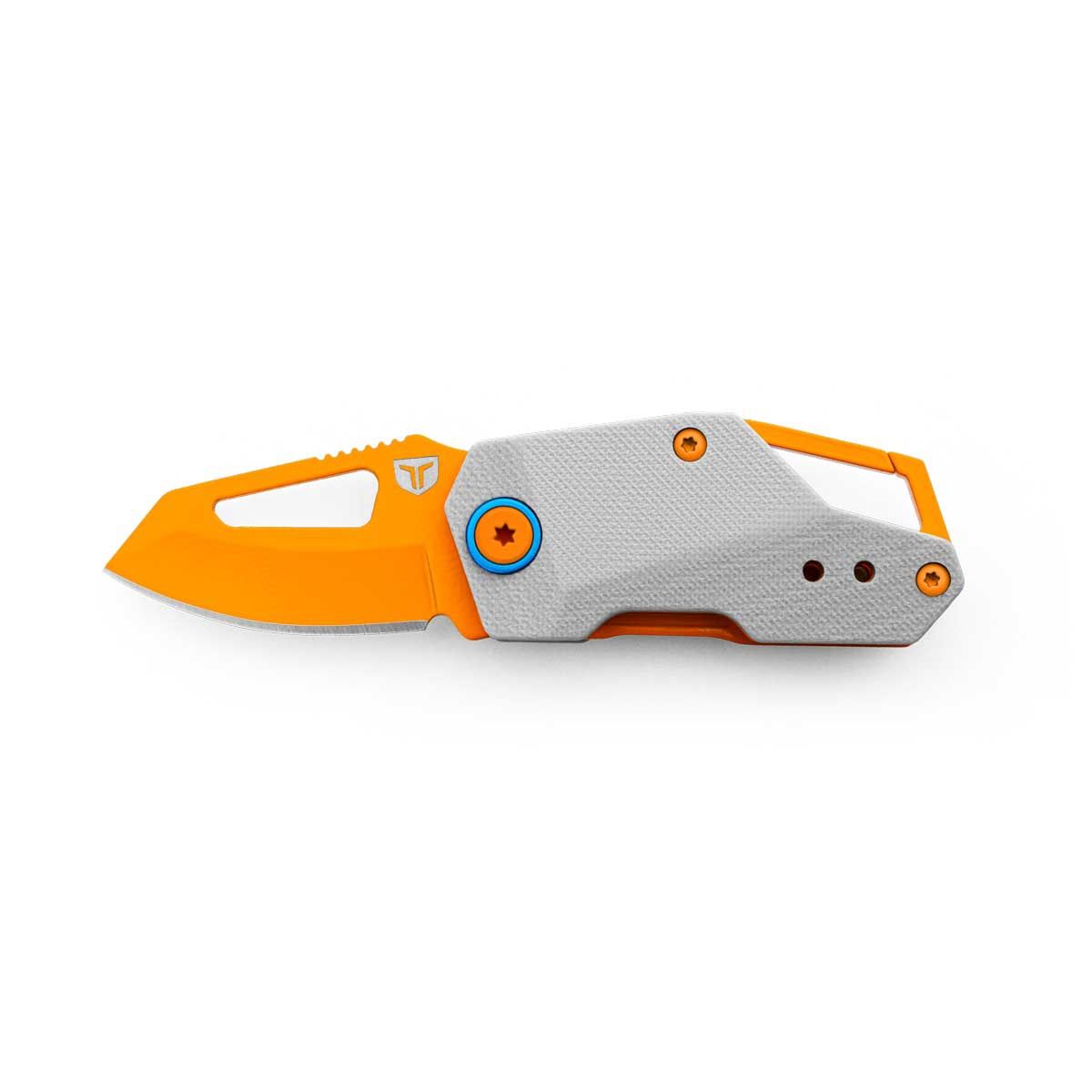 Berm Keychain Flipper, Color: Orange-Grey