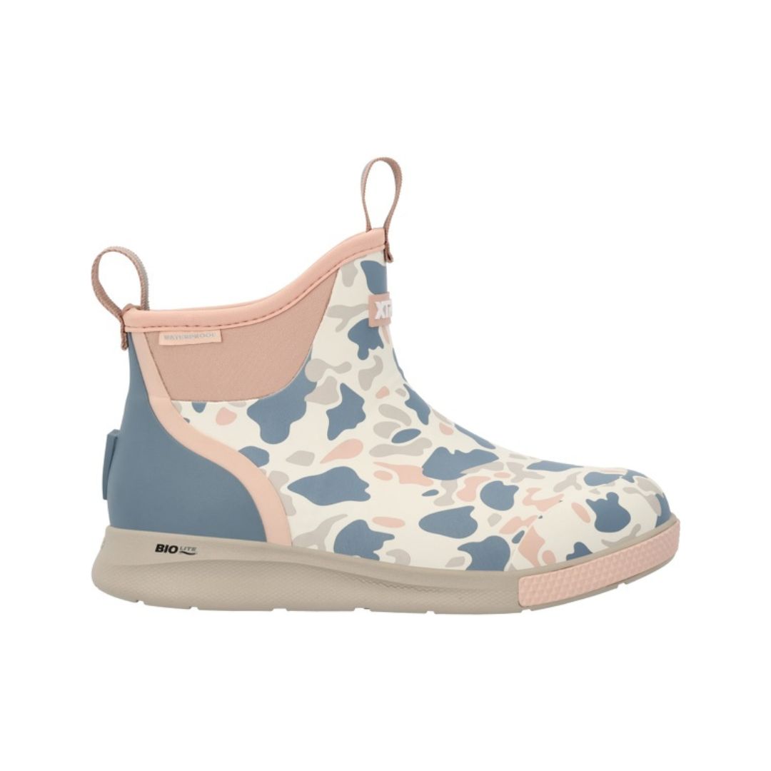Women's Ankle Deck Boot Sport, Color: Camo, Size: 6