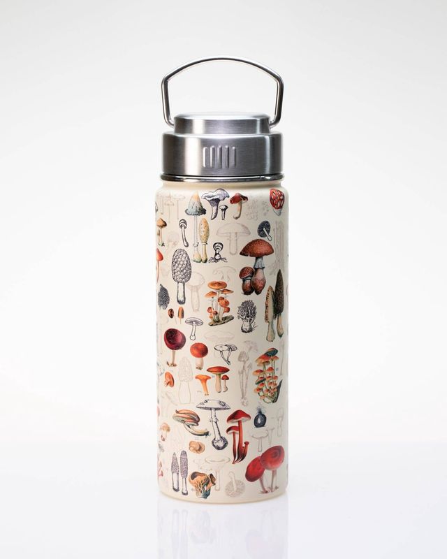 Mushrooms 18 oz Steel Bottle