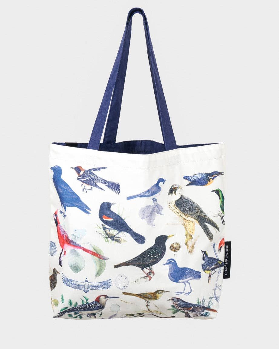 Feathered Friends: Ornithology Canvas Tote