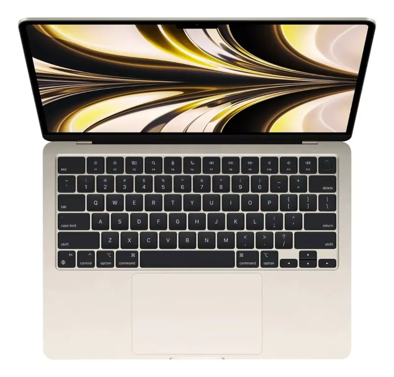 MacBook Air M2 2022 starlight 13.6&quot;, Apple M2 M2 8GB de RAM 256GB SSD