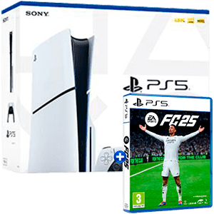 PlayStation 5 Slim (Unidad de cd)  + Control adicional + EA SPORTS FC™ 25
