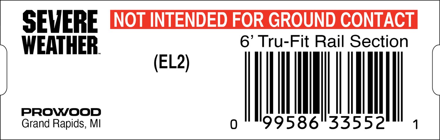 6&#39; Tru-Fit Rail Section - 33552-1