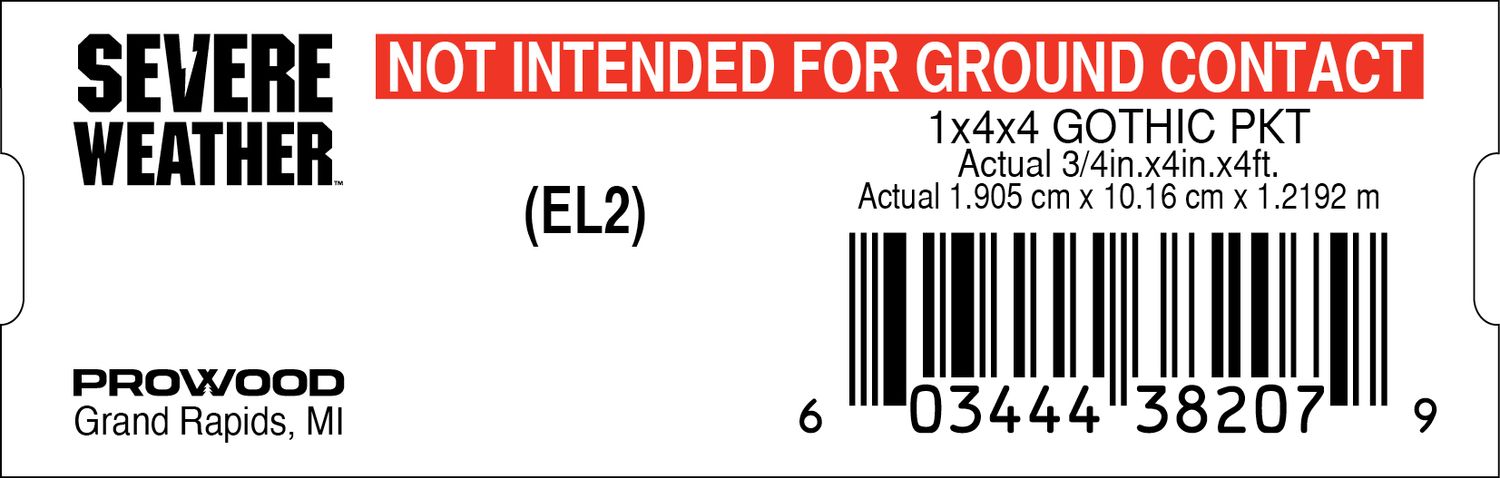 1x4x4 GOTHIC PKT - 38207-9