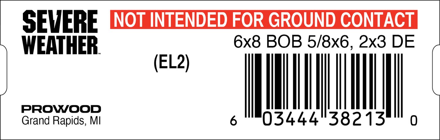 6x8 BOB 5/8x6, 2x3 DE - 38213-0
