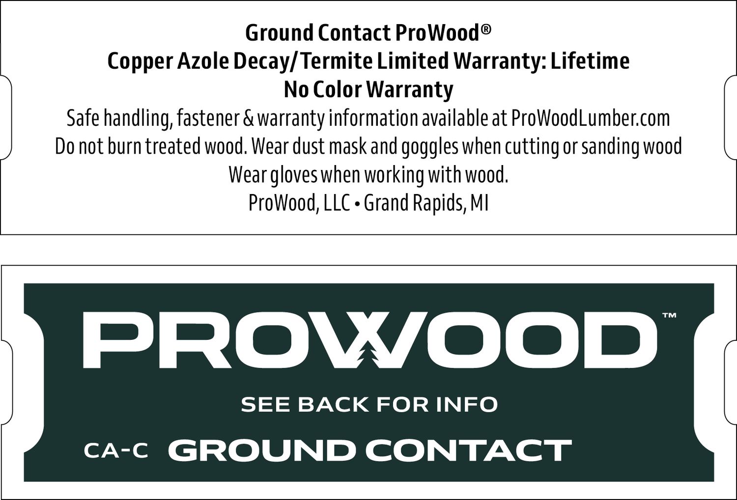 PROWOOD GROUND CONTACT CA-C