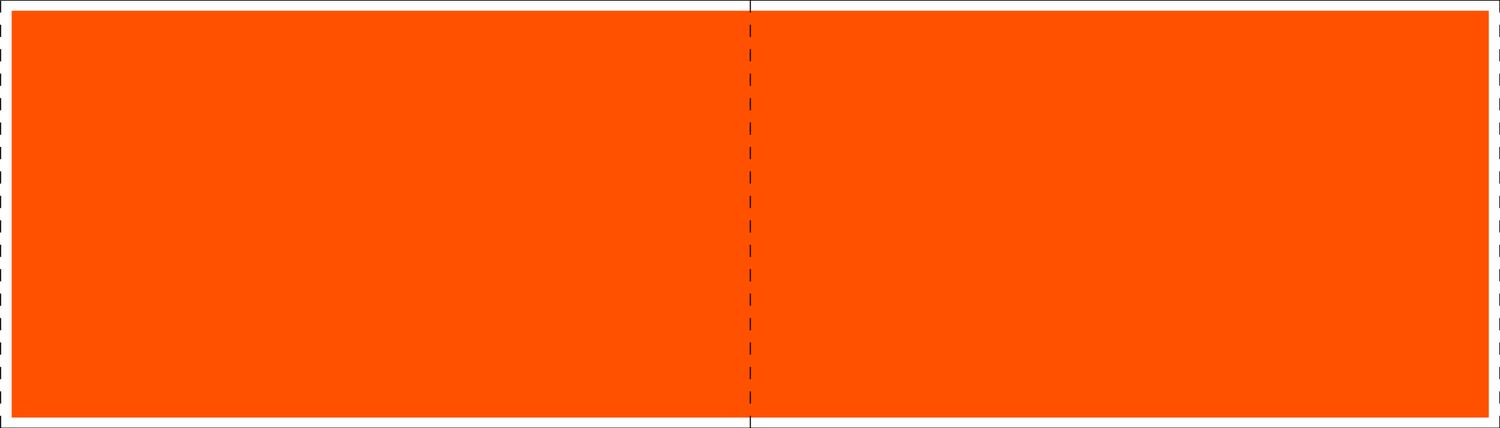 ROCKLEDGE ONLY 4 x 14 ORANGE BUNDLE TAG