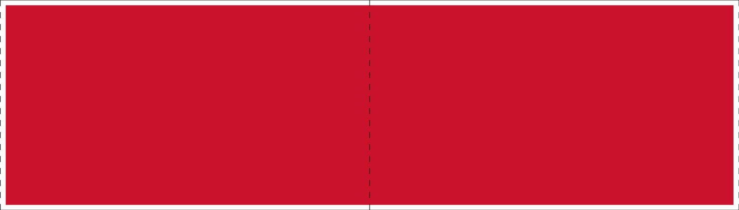 4 x 14 RED BUNDLE TAG