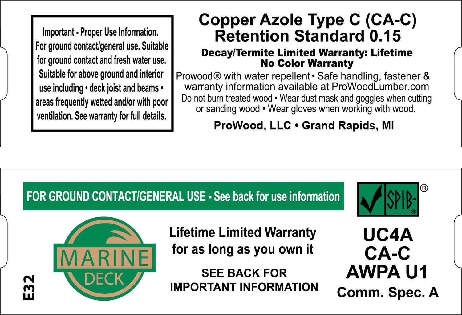 E32 MARINE DECK GENERIC