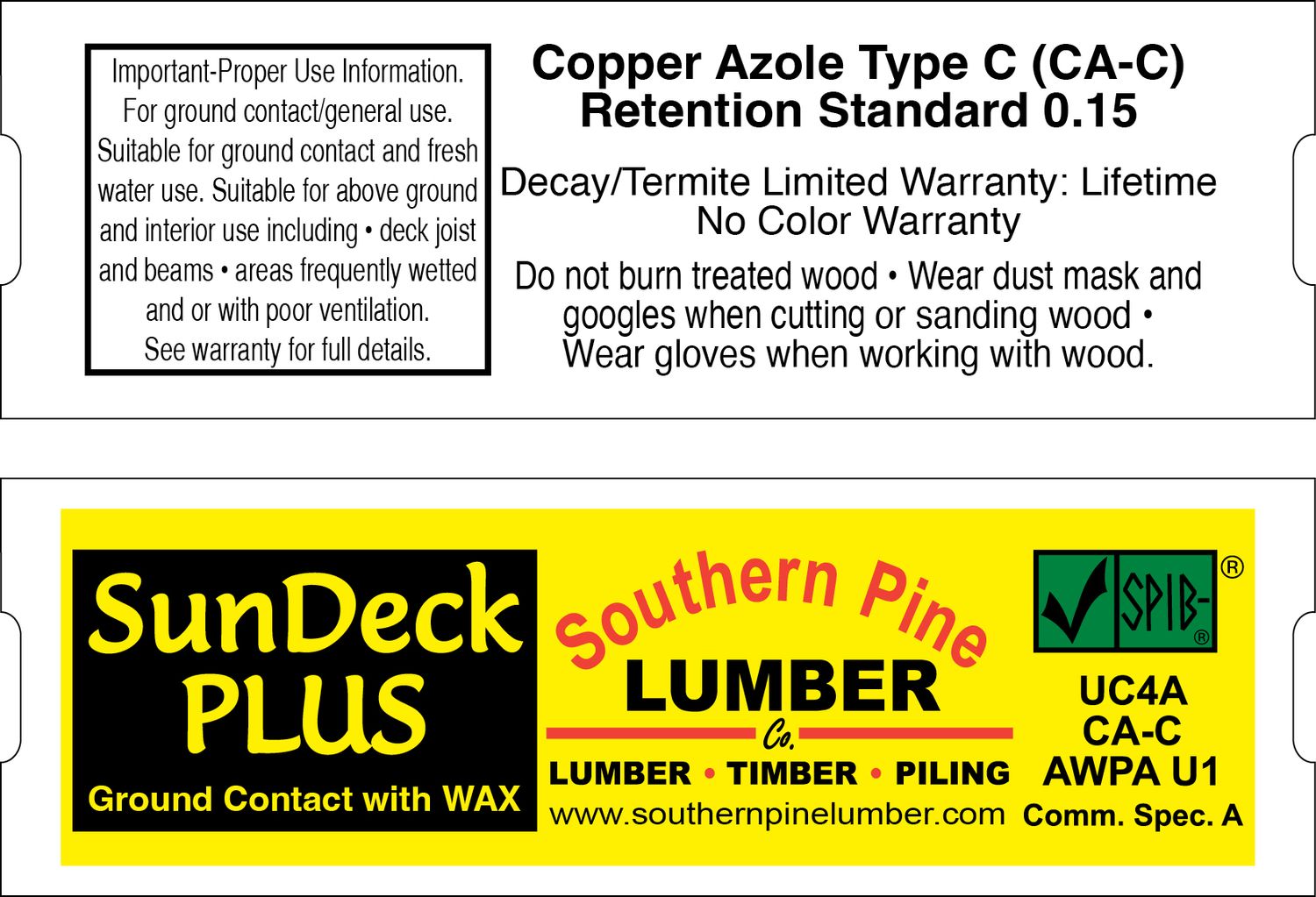 SOUTHERN PINE SUNDECK PLUS
