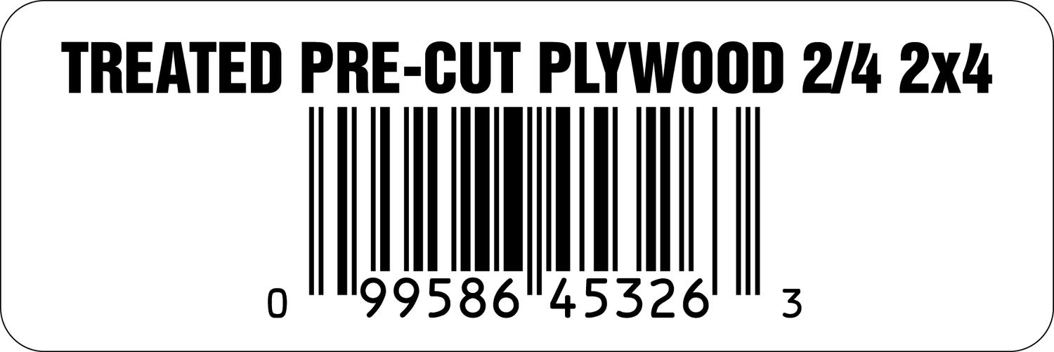 TREATED PRE-CUT PLYWOOD 2/4 2x4  - 45326-3
