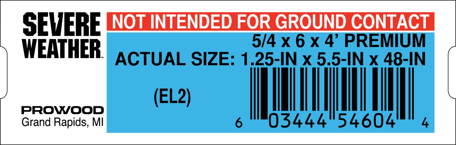 5/4 x 6 x 4 PREMIUM  - 54604-4