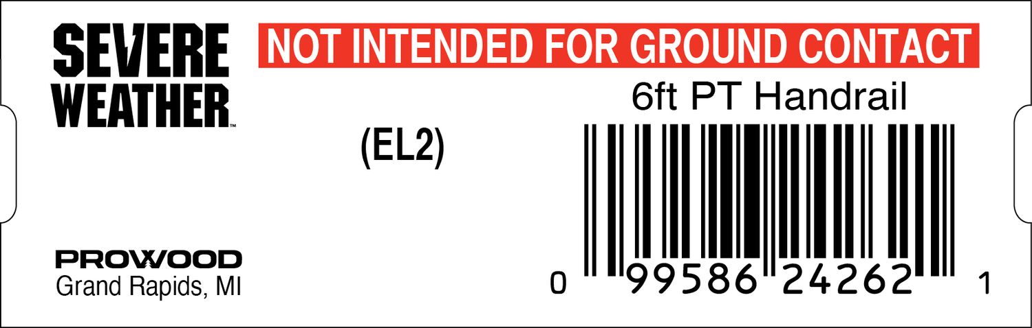 6ft PT Handrail  - 24262-1