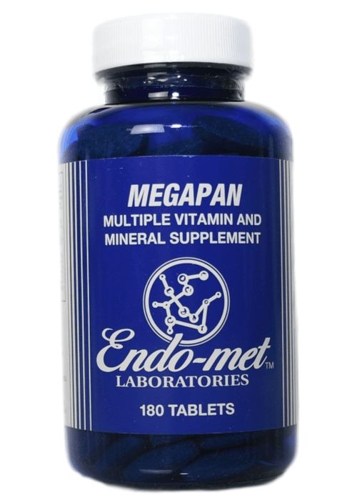 Endo-met Megapan (180 tablets) at WellnessShoppingOnline 