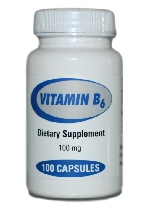 Progressive Laboratories Vitamin B6 (100 Capsules)